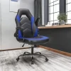 Dumos Ergonomic Computer Gaming Chair - Home Office Desk With Pu Leather Lumbar Support, Height Adjustable Big And Tall Video