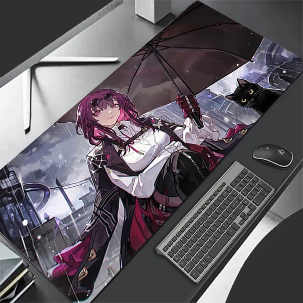 Mousepad Computer Gaming Accessories Keyboard Pad Office PC Rubber H-honkai Star Rail Kafka Mouse Pad Decoracion Desk Mouse Mat