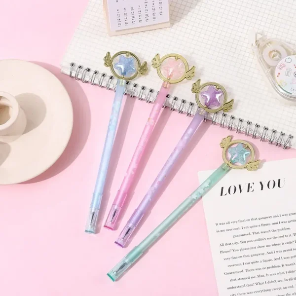 Creative Fairy Gel Pens Cute 12 Constellations Magic Stick Neutral Pen 0.5mm Black Ink Kawaii School Stationery