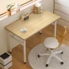 Computer Desk Study Table No Assembly Required,Writing Computer Space Saving Folding Card Table for Home Office