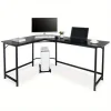66" L-Shaped Desk Corner Computer Gaming Laptop Table Workstation Home Office
