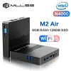MLLSE M2 Air Mini PC Intel Celeron N4000 CPU Window11 6GB RAM 128GB ROM Dual-Band WiFi VGA Portable Mini Computer BT4.2