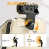6-Point Massage Office Chair, with Footrest Heated Executive with Reclining Backrest, Ergonomic Gaming Chair with Padded Armrest