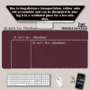 Large White Sports Car Design Gaming Mouse Pad Anti-Slip Rubber Base Extended Desk Mat for Gamer Office Use Computer Accessories