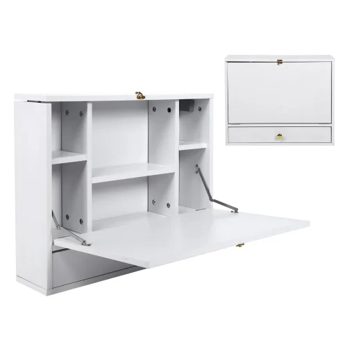 Computer Desk WallMounted Multifunctional Foldable Laptop Desk Writing Table for Home Office