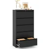 Lateral File Cabinet with Lock, Home Office Storage Cabinet for Hanging Files 5 Drawers-64.09''H,5 Drawer Metal Filing Cabinets