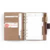 Moterm New Arrival Elite Series Personal Size Rings Planner without Big Back Pocket Vegetable Tanned Notebook with 25mm rings
