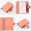 Moterm Full Grain Veg Tan Leather Personal Size Luxe 2.0 Rings Planner Notebook with 30MM Rings Agenda Organizer Diary Journal