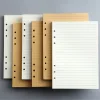 45 Sheets A5 A6 A7 Loose Leaf Notebook Refill Spiral Binder Inner Page Line Blank craft Grid Inside Paper Stationery