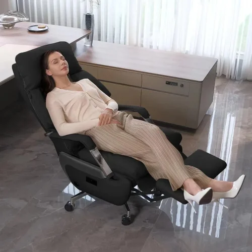 Executive Foot Rest, 400LBS PU Leather High , Ergonomic Wide Seat Fully Adjustable, Office Chairs