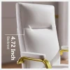 Ergonomic office chair with memory foam, high back, wheels, arms, suitable for women