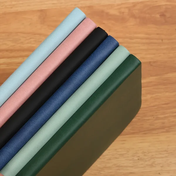 A5 Unlabeled Simple Soft Leather Notebook 120 Pages Office Stationery Waterproof Cover Comfortable Touch