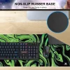 NPET N110 Extended Big Mouse Pad Large, With 3mm Non-Slip Base And Stitched Edge, 35x17 Inch For Home Office