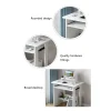 Home Office Computer Desk with Monitor Stand Keyboard Tray, Study Desk PC Laptop Table , Modern Workstation for Small Spaces