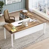 Tribesigns 55 inches Computer Desk, Home Office Desk Writing Table for Workstation