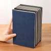 A5 Unlabeled Simple Soft Leather Notebook 120 Pages Office Stationery Waterproof Cover Comfortable Touch