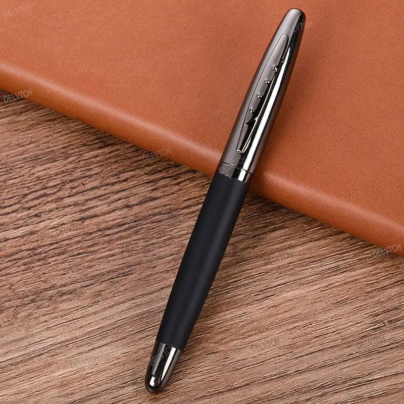 DELVTCH Metal Gel Pen Matte Handle Business Signature Pen 0.5mm Black Blue Ink Cartridge Office School Writing Stationery Gifts - Image 4