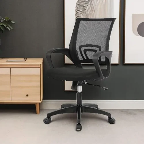 Home Office Chair - Adjustable Ergonomic Chair with Lumbar Support, Armrest, High Density Mesh, 360 Degree Swivel