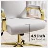 Ergonomic office chair with memory foam, high back, wheels, arms, suitable for women