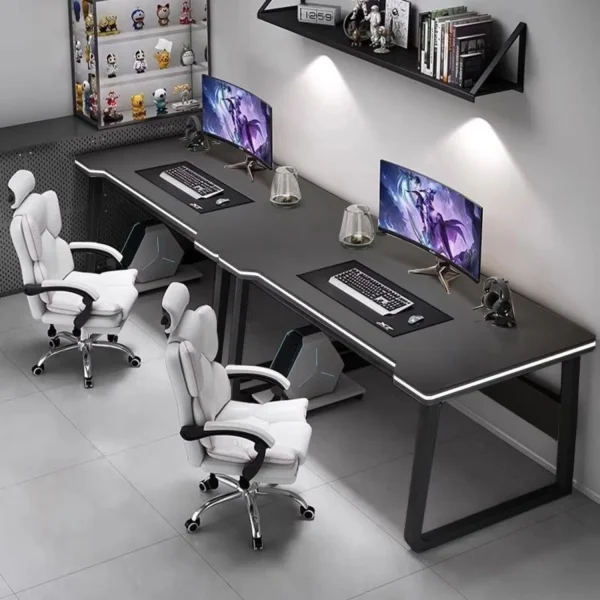Gaming Desk Computer Writing Table Student Art Modren Simple Style PC Wood Suitable Portable Desk for Home, Offic