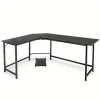 66" L-Shaped Desk Corner Computer Gaming Laptop Table Workstation Home Office