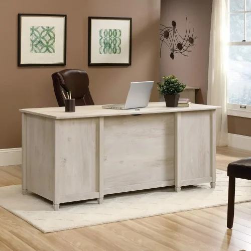 EdgeWater Office Desk Drawers Executive Desk File Drawer Storage in Chalked Chestnut office desk office furniture l shaped desk