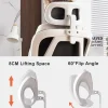 Home Office Chair Work Swivel Chairs with Wheels, Breathable Mesh Back Gaming Chair Adjustable Headrest