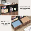 Tribesigns 63" Large Executive Desk L Shaped Computer Desk with File Storage Cabinet, L-Shaped Executive Office Desk