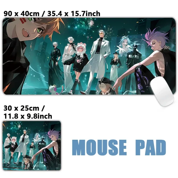 Anime To Be Hero X Mouse pad Lock Edge Desk Mat for Office Computer Keyboard