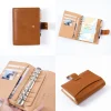 Moterm New Arrival Elite Series Personal Size Rings Planner without Big Back Pocket Vegetable Tanned Notebook with 25mm rings
