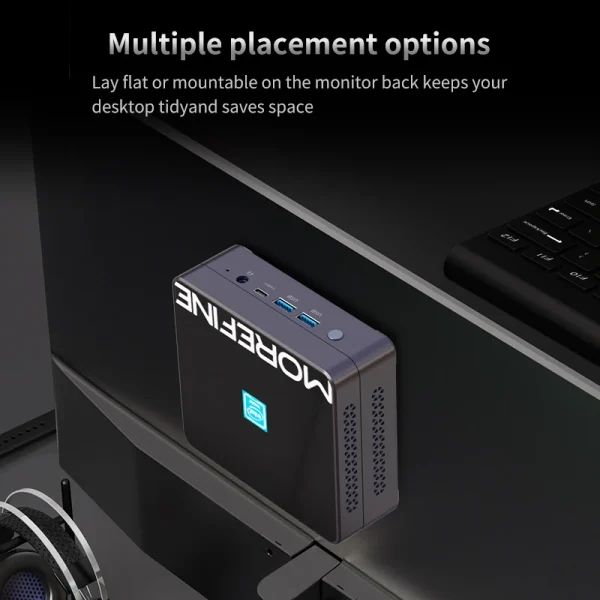 MOREFINE Mini Pc Windows11Pro 12th Gen AlderLake N100 150(Up to 3.6GHz) Office PC Desktop Computers Laptop Pc Gamer WiFi6 BT5.2