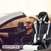 High Back Gaming Chair Ergonomic Racing Heavy Duty Office Chair Pc Video Game Chair, Massage Function Lumbar Support With Arms