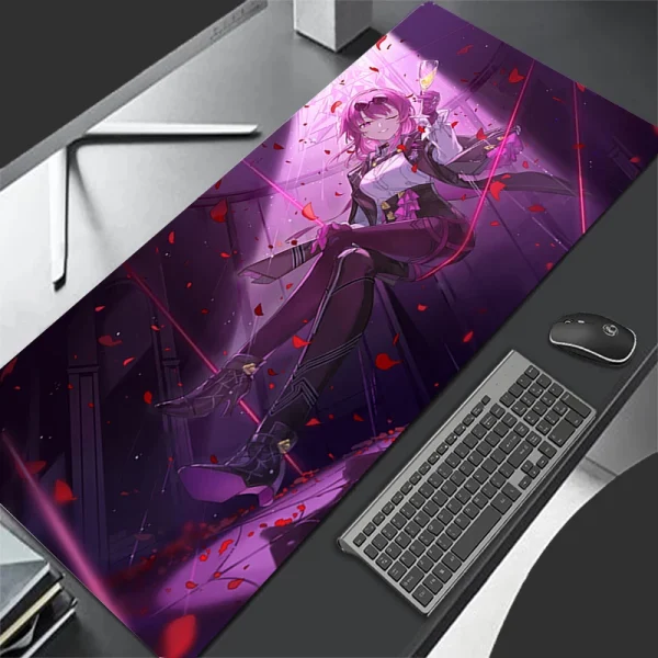 Mousepad Computer Gaming Accessories Keyboard Pad Office PC Rubber H-honkai Star Rail Kafka Mouse Pad Decoracion Desk Mouse Mat