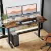 Electric Standing Desk, 63 x 24 Inch, Modern Style, Adjustable Height, 154 lbs Capacity, with Memory Presets, for Home Office