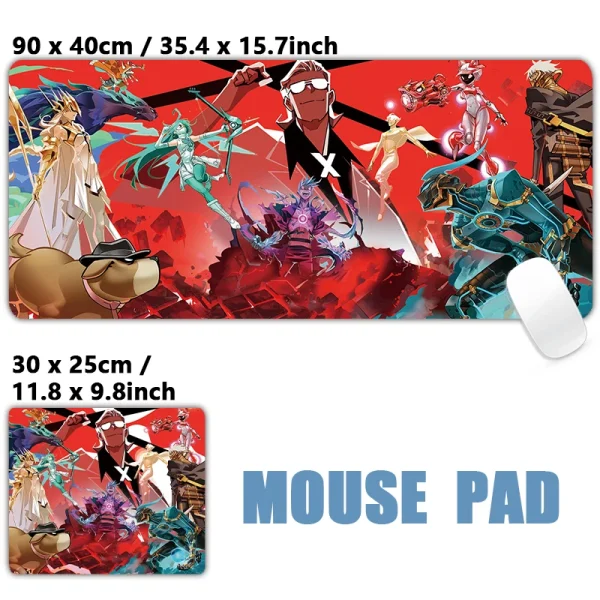 Anime To Be Hero X Mouse pad Lock Edge Desk Mat for Office Computer Keyboard