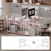 43 Inch L Shaped Computer Desk Small Corner Desk for Small Space Home Office, Computers Desks