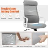 Giantex High Back Mesh Office Chair With Heating Headrest And Lumbar Support Armrest, Ergonomic Computer Desk Chair, Executive