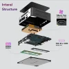 MOREFINE Mini PC Compatible with Windows11Pro 12th Gen AlderLake N305(Up to 3.8GHz) Office PC Mini Desktop Computers WiFi6 BT5.2